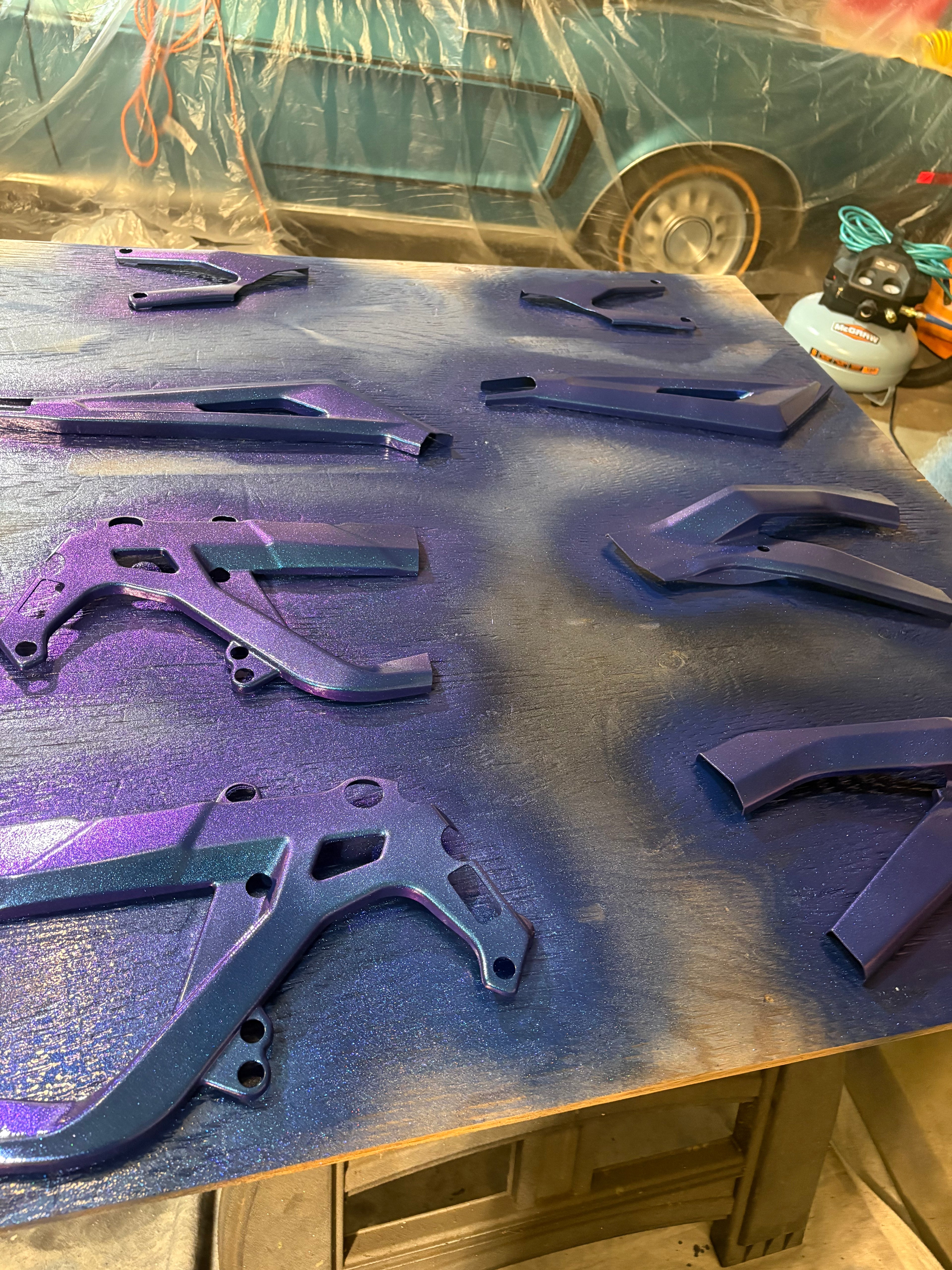 Surron lbx painted frame guard